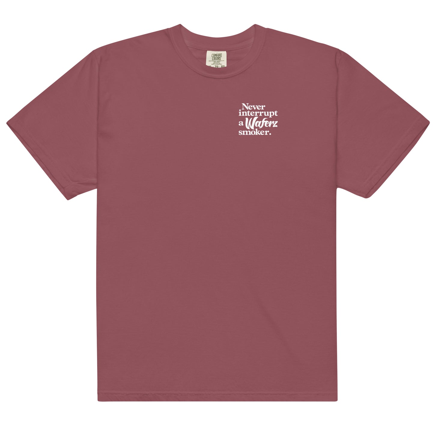 Never Interrupt A Waferz Smoker Tee
