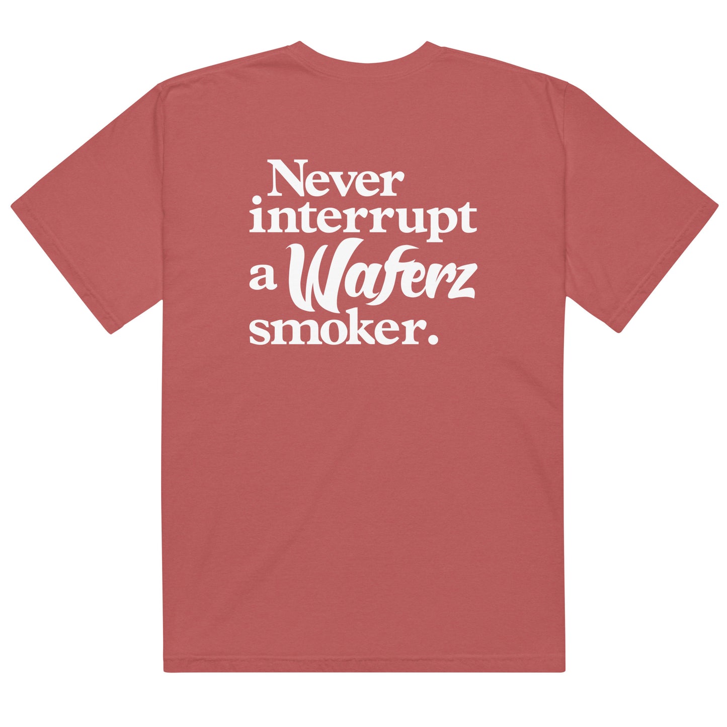 Never Interrupt A Waferz Smoker Tee