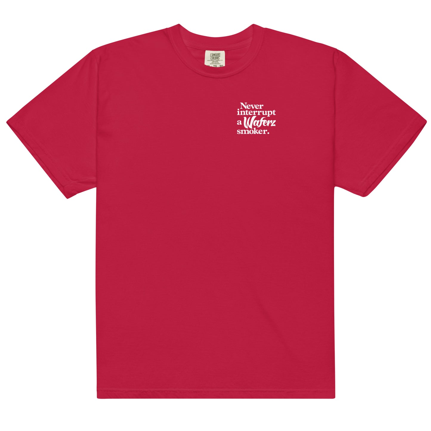Never Interrupt A Waferz Smoker Tee