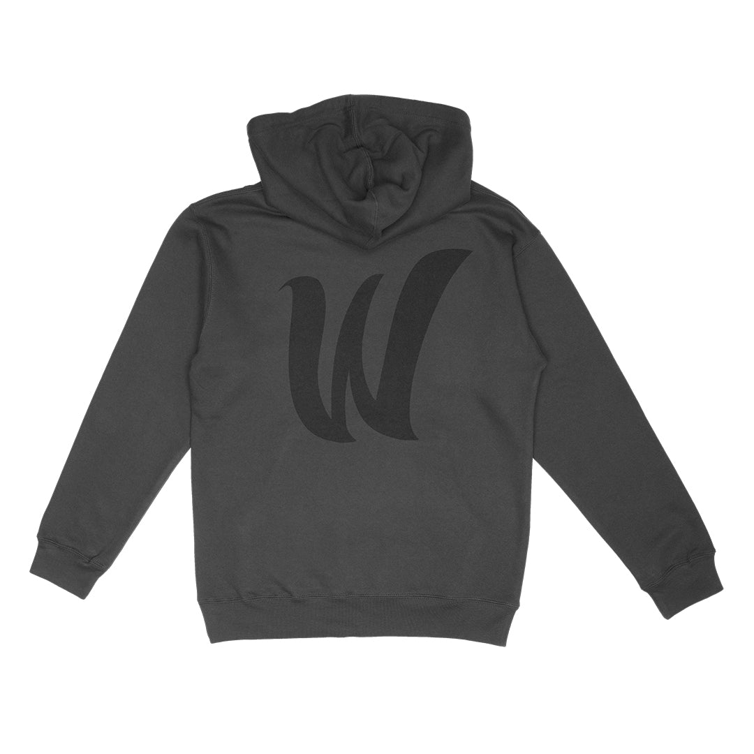 Waferz Basics: Black Logo Hoodie