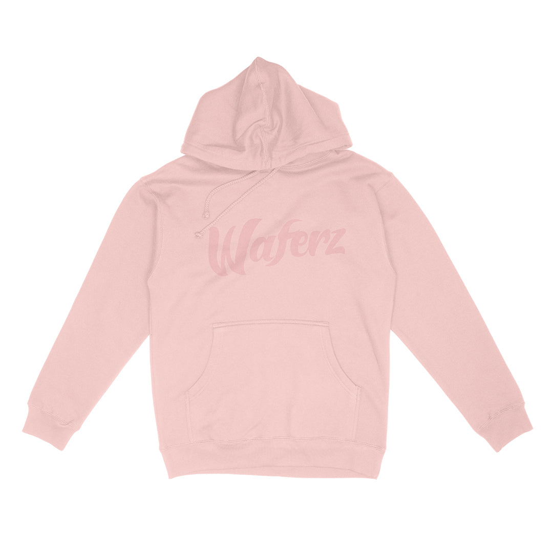 Waferz Basics: Pink Logo Hoodie