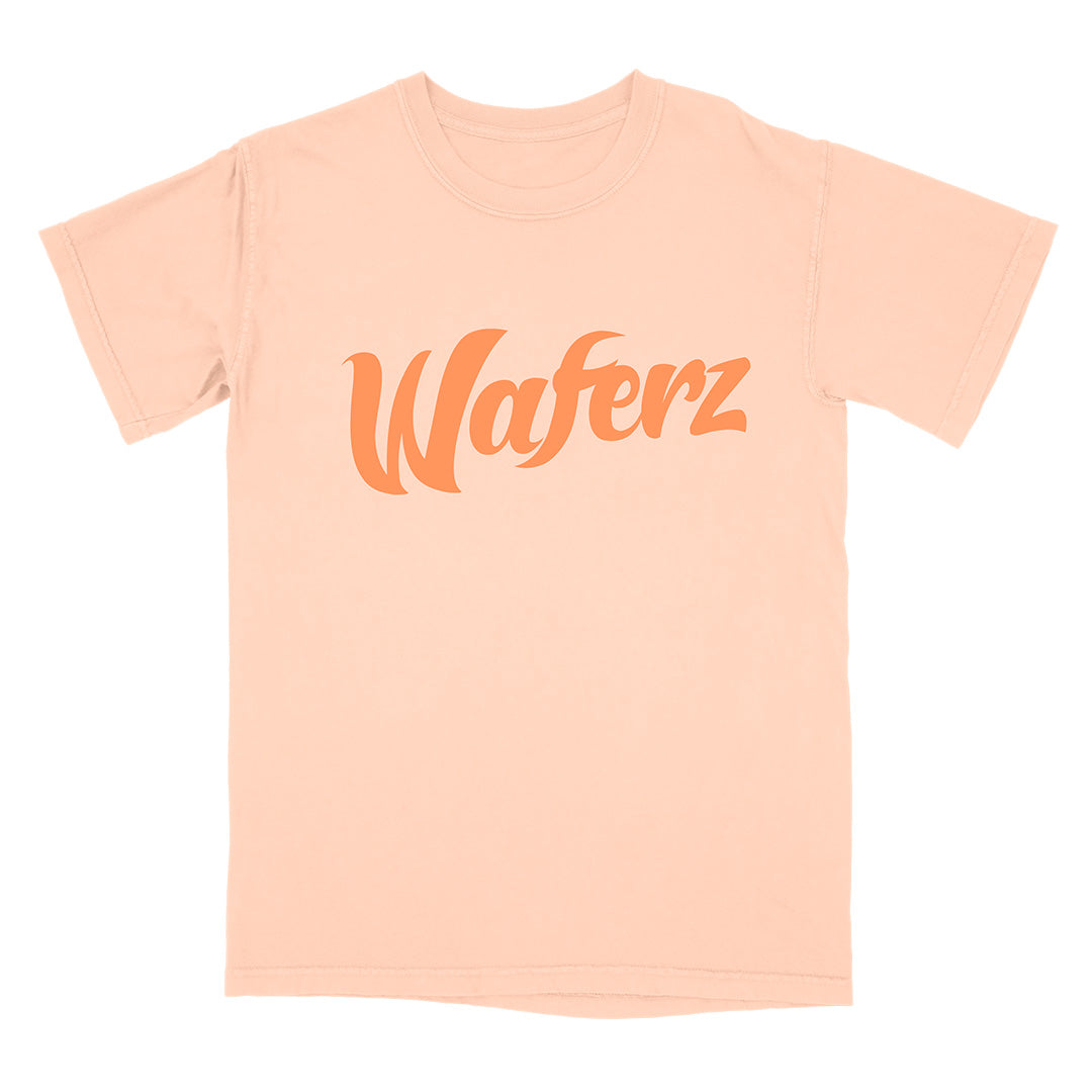 Waferz Basics: Peach Logo Tee