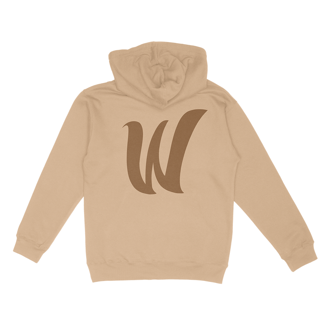 Waferz Basics: Sand Logo Hoodie