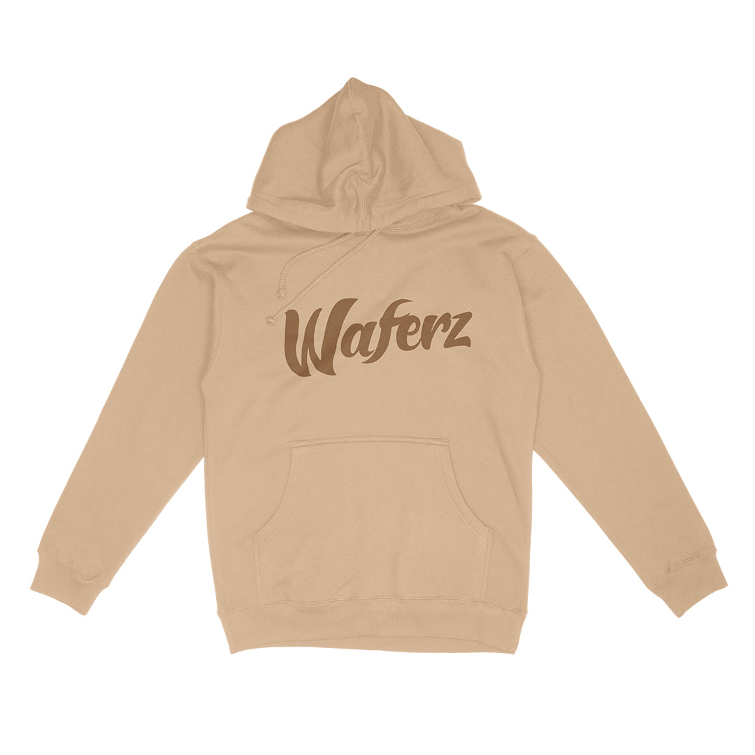 Waferz Basics: Sand Logo Hoodie